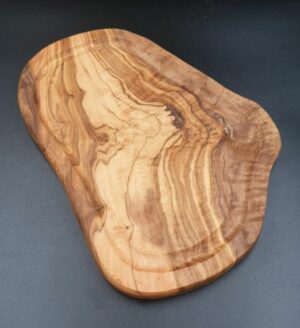 planche à découper rainuré en bois d'olivier