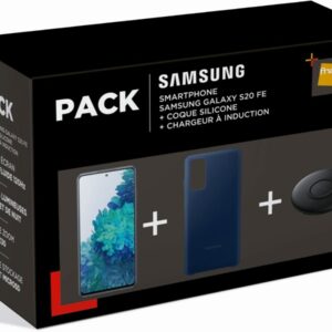 Pack Samsung Galaxy S20 FE coque silicone et chargeur à induction