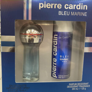 coffret parfume et déodorant Pierre Cardin bleu marine